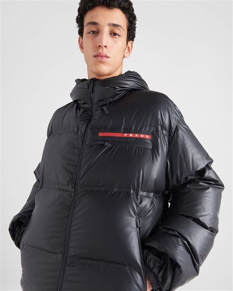 prada jacke puffer|Prada puffer jacket price.